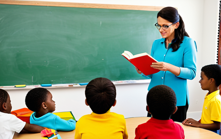 유아교육지도사 이론과 실기의 차이 - A professional businesswoman in a modest business suit, sitting at a desk in a modern office, fully ...