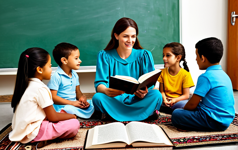 유아교육지도사 자격증 시험 후 필요한 절차 정리 - A young girl in a school uniform, smiling and holding a book in a classroom setting, fully clothed, ...
