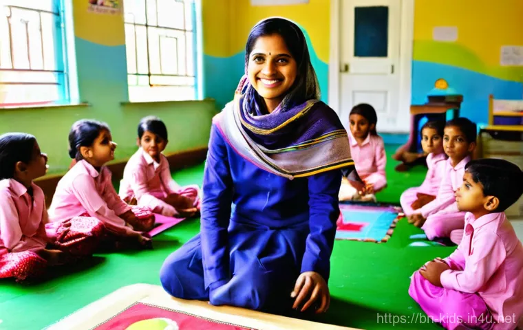 유아교육지도사로서 근무 지역별 장단점 - **Urban Life: Modern Early Childhood Education**
"A vibrant and dynamic image of a female early ...