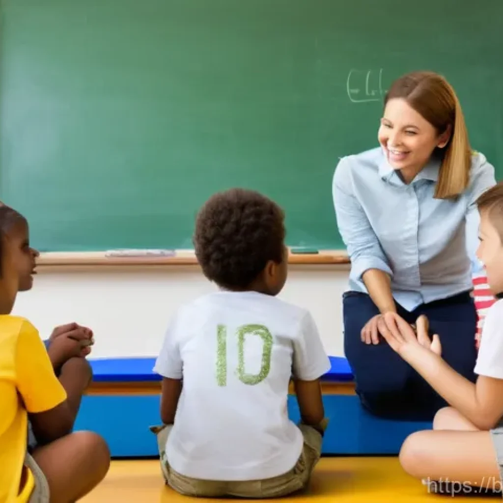 유아교육지도사 신입으로서 경력 목표 설정 - **Prompt:** A warm and inviting classroom scene, brightly lit with natural light. A female elementar...