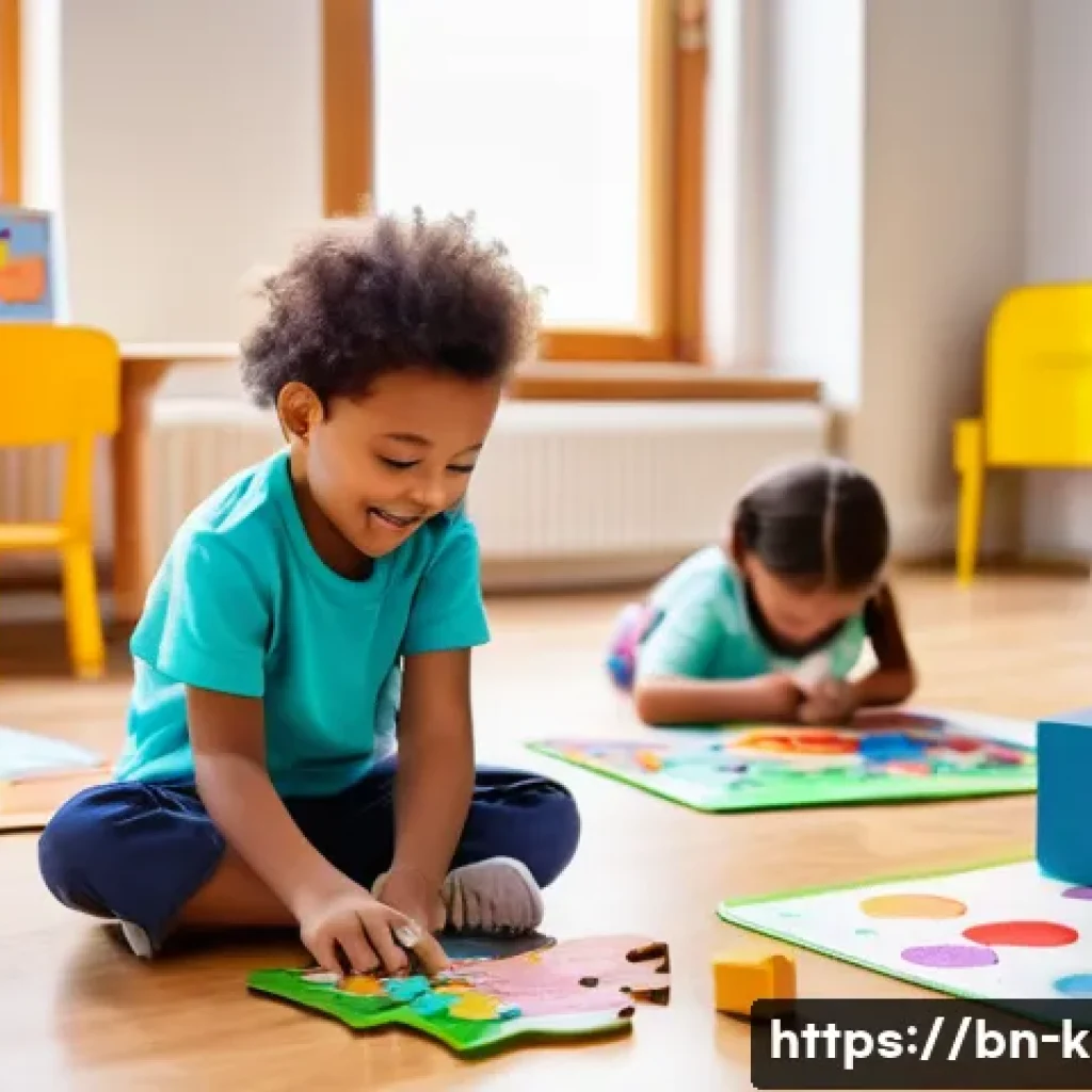 유아교육지도사 실습 과정 준비 가이드 - **Prompt 1: Joyful Play-Based Learning in a Vibrant Classroom**
"A wide shot capturing a bright,...